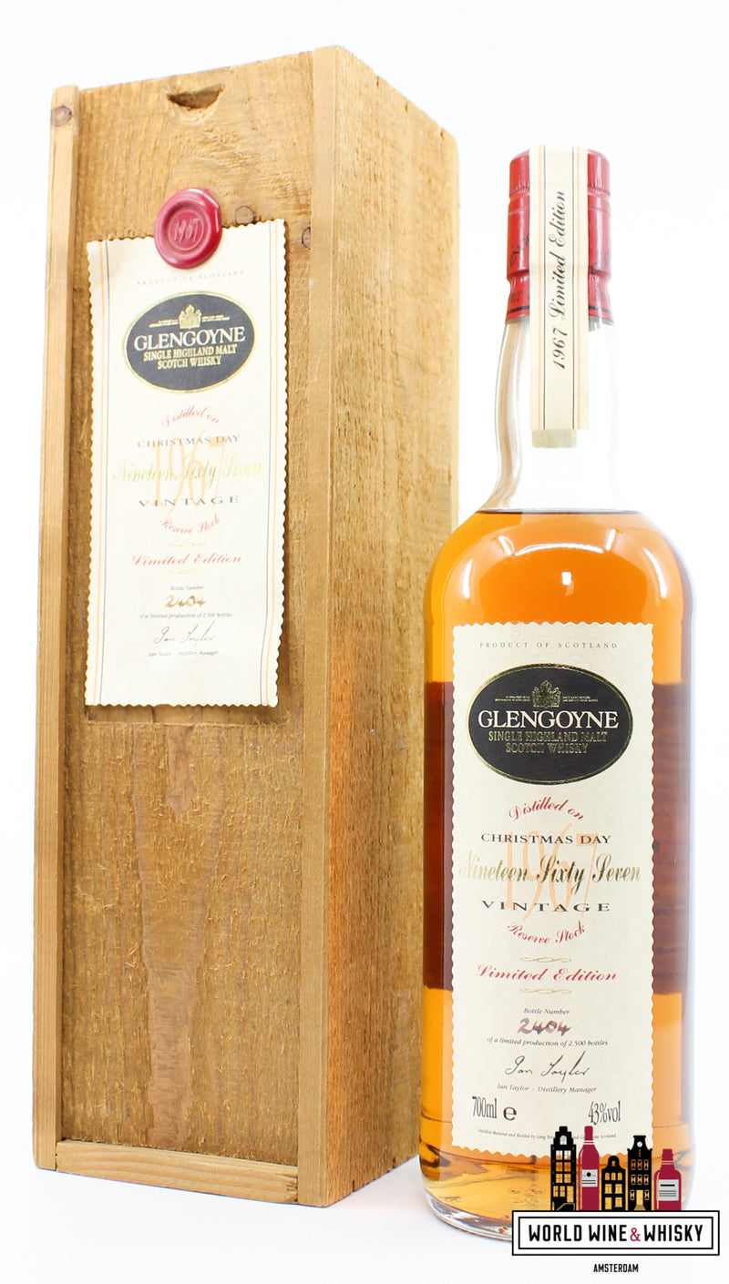 Glengoyne 24 jaar oud 1967 1992 - Eerste Kerstdag - Vintage Reserve Stock 43% (1 van 2500)