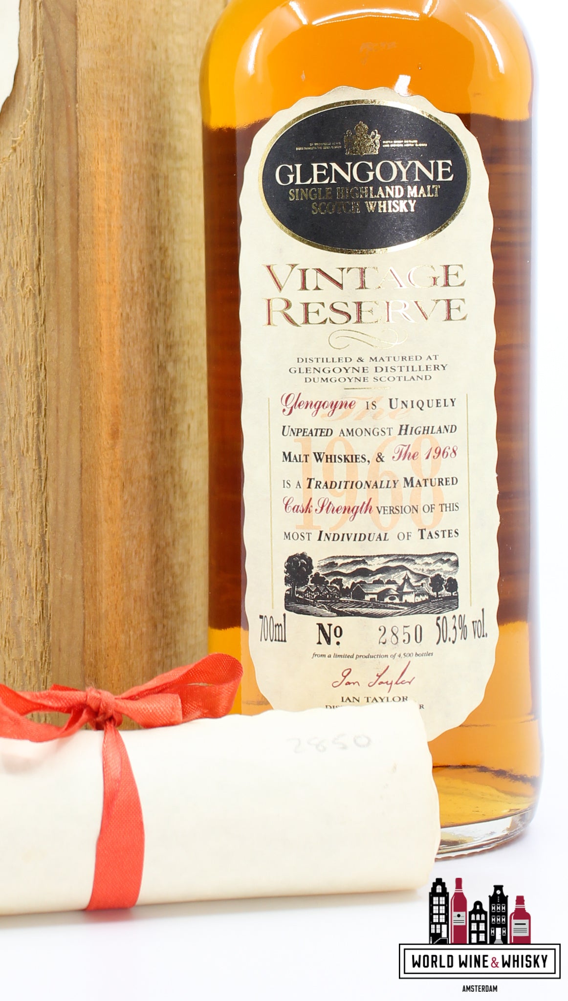 Glengoyne 25 Years Old 1968 - Vintage Reserve - Vatsterkte 50,3% (1 van 4500)