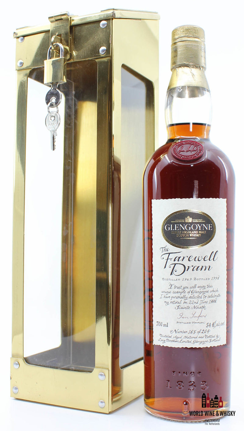 Glengoyne 29 Years 1969 1998 The Farewell Dram - volledige set 54,4% (1 van 204)