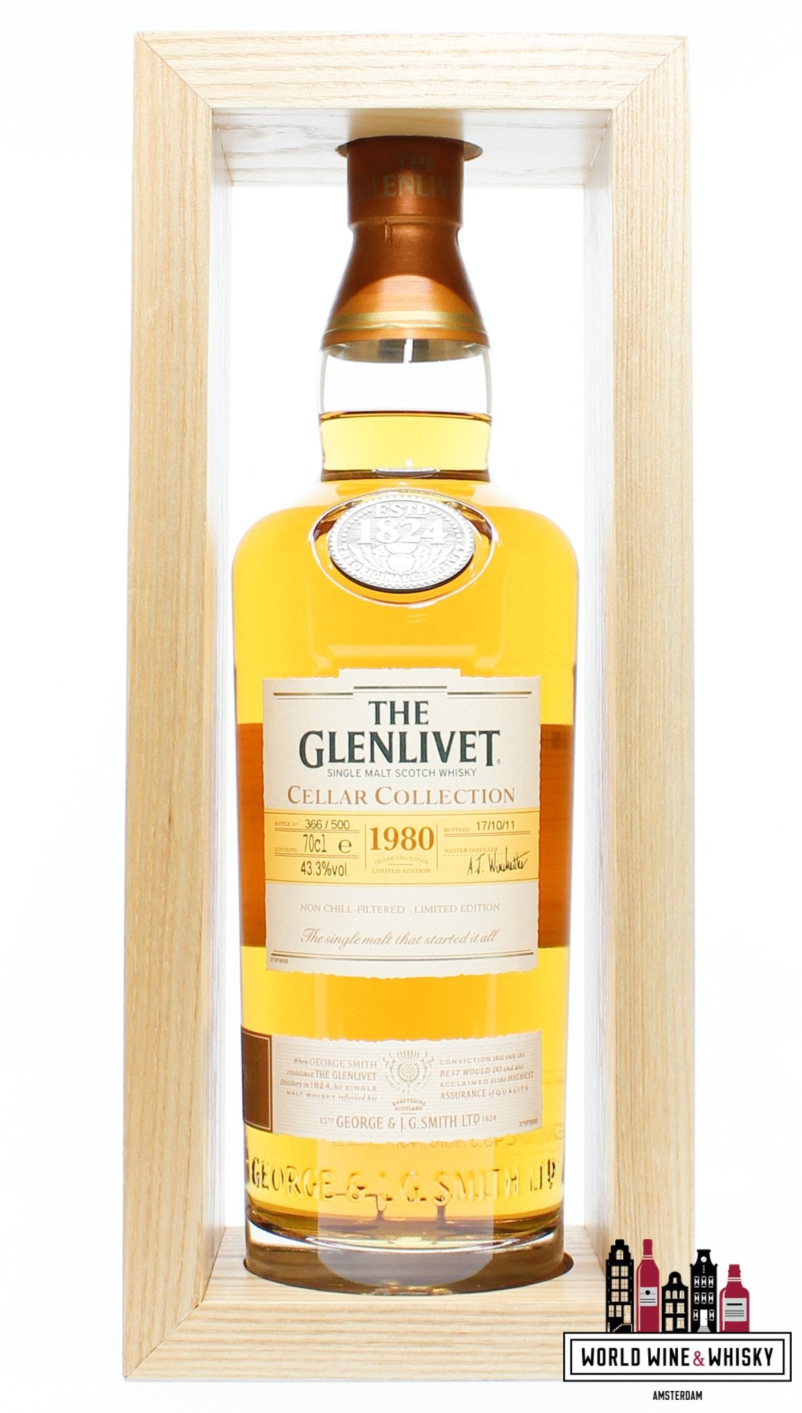 Glenlivet 31 jaar oud 1980 2011 - '80 Keldercollectie 43,3% (1 van 500)