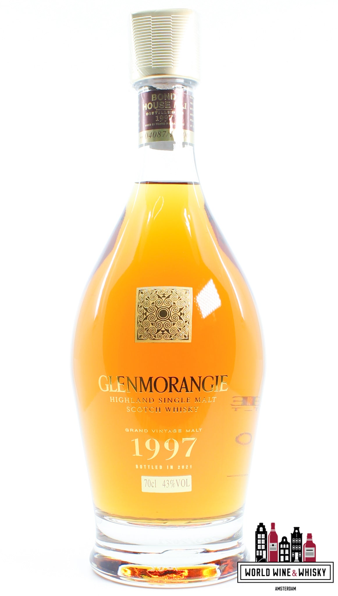 Glenmorangie 23 Years Old 1997 2021 - Grand Vintage Malt - Bond House No. 1 Collection 43% (1 van 10.100)