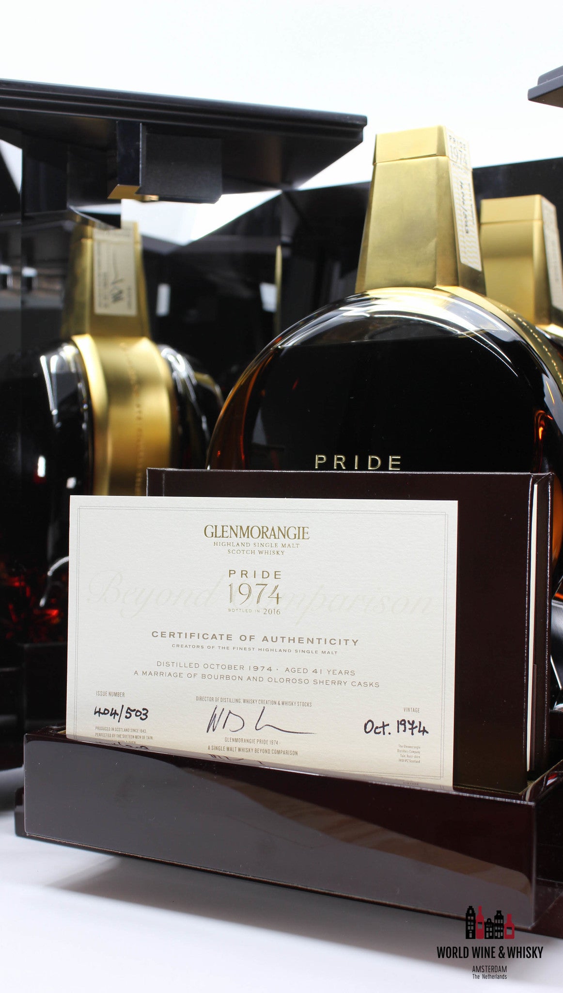 Glenmorangie Pride 41 jaar oud 1974 2016 52% 1 liter (een van de 503 flessen)