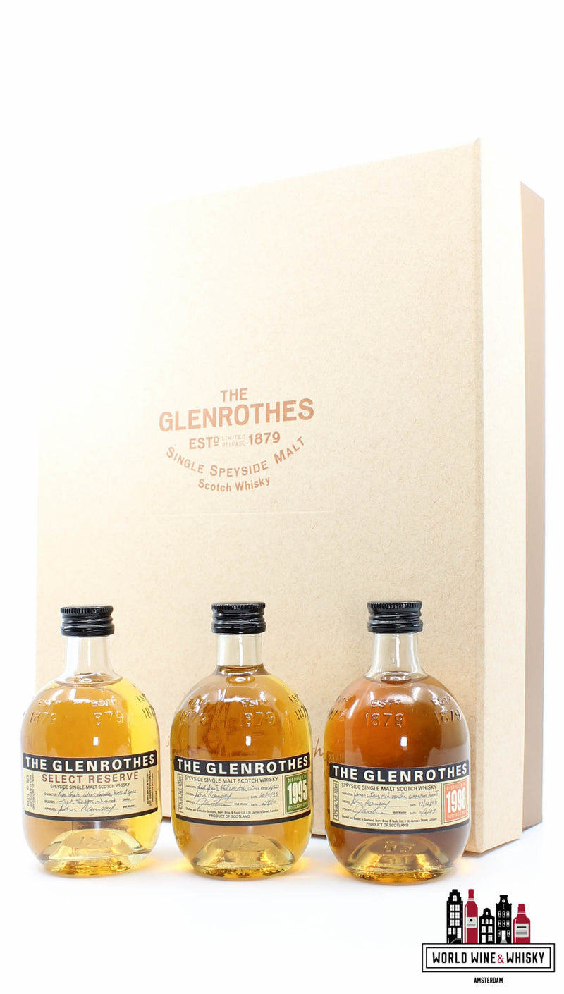 Glenrothes Geschenkpakket - Het Geheim van de Glenrothes (3 x 100ml + glazen)