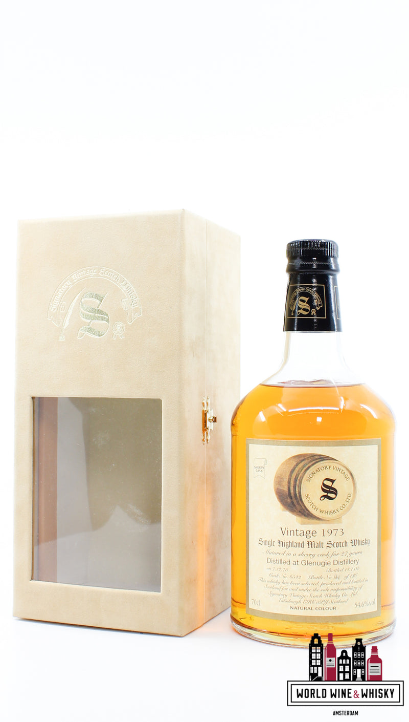 Glenugie 27 Years Old 1973 2000 - Vintage Collection - Signatory Vintage - Cask 6542 54,6% (1 van 186)