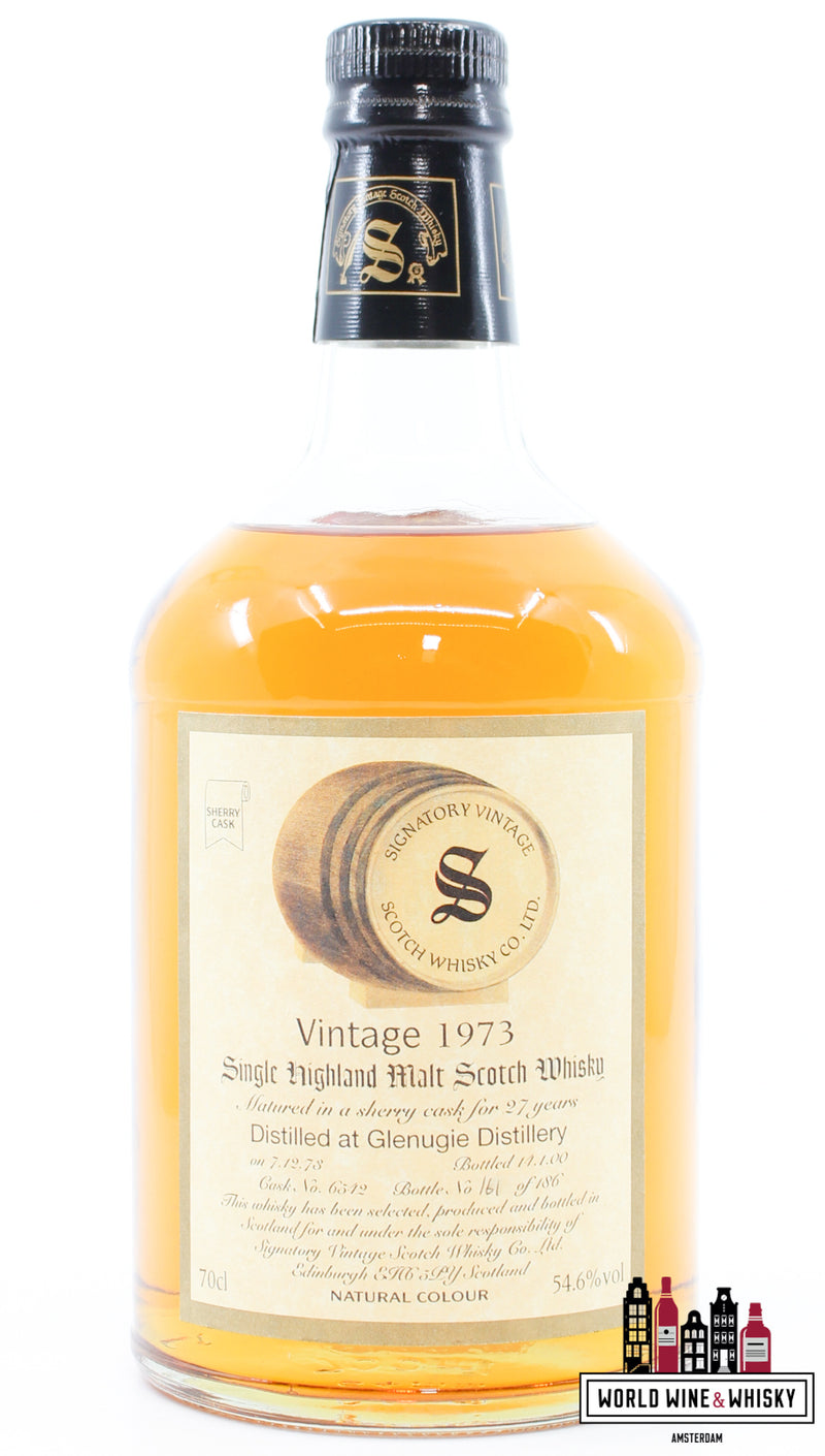 Glenugie 27 Years Old 1973 2000 - Vintage Collection - Signatory Vintage - Cask 6542 54,6% (1 van 186)