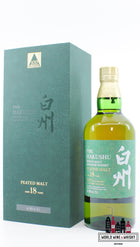 Hakushu 18 Years Old 2023 - 100th Anniversary Suntory Whisky - Single Peated Malt Japanse Whisky 48%