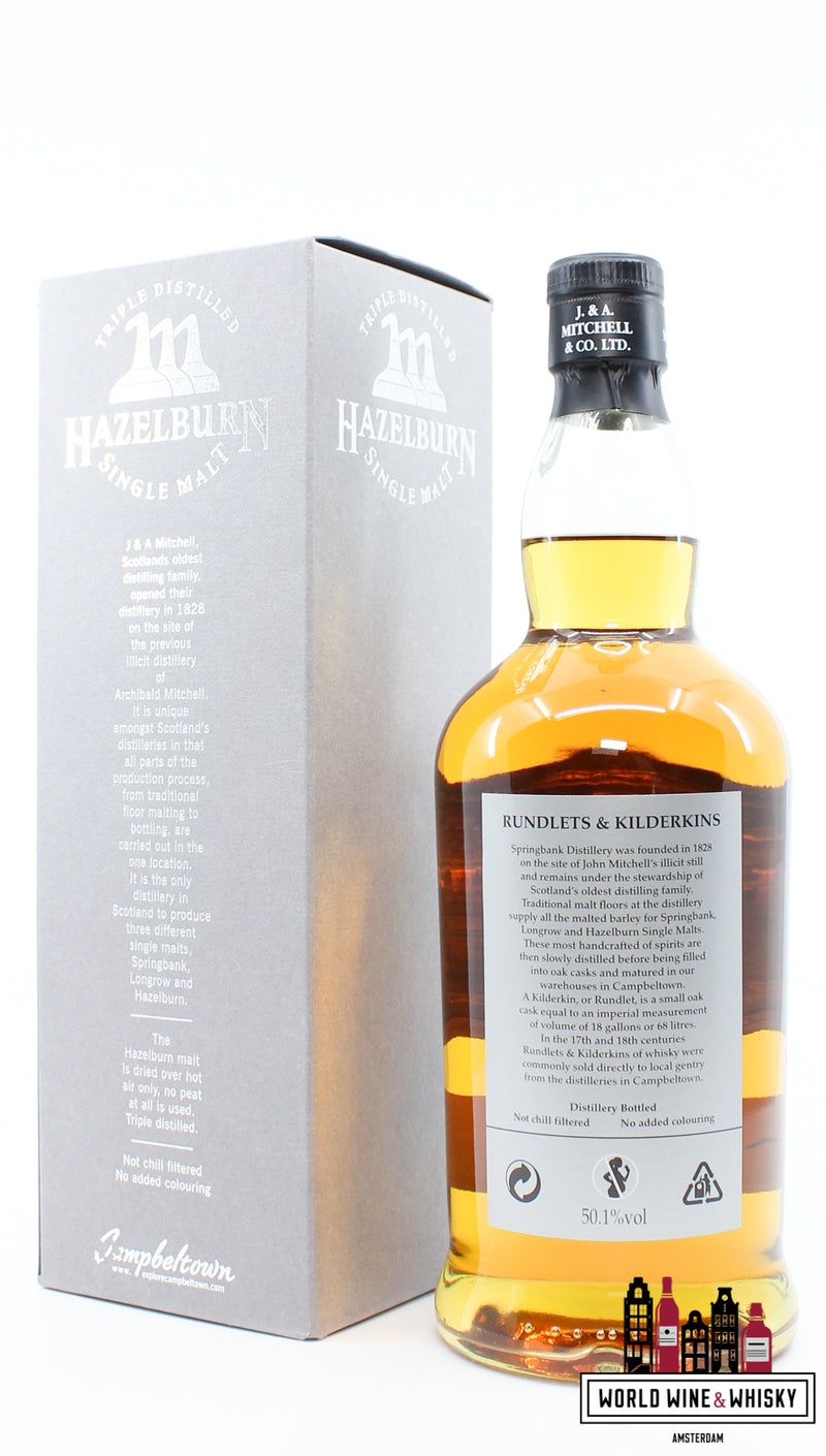 Hazelburn 10 jaar oud 2003 2014 - Rundlets &amp; Kilderkins (Springbank) 50,1% (1 van 12000)