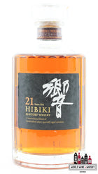 Hibiki 21 Years Old - Suntory Whisky 43% (in de paarse doos)