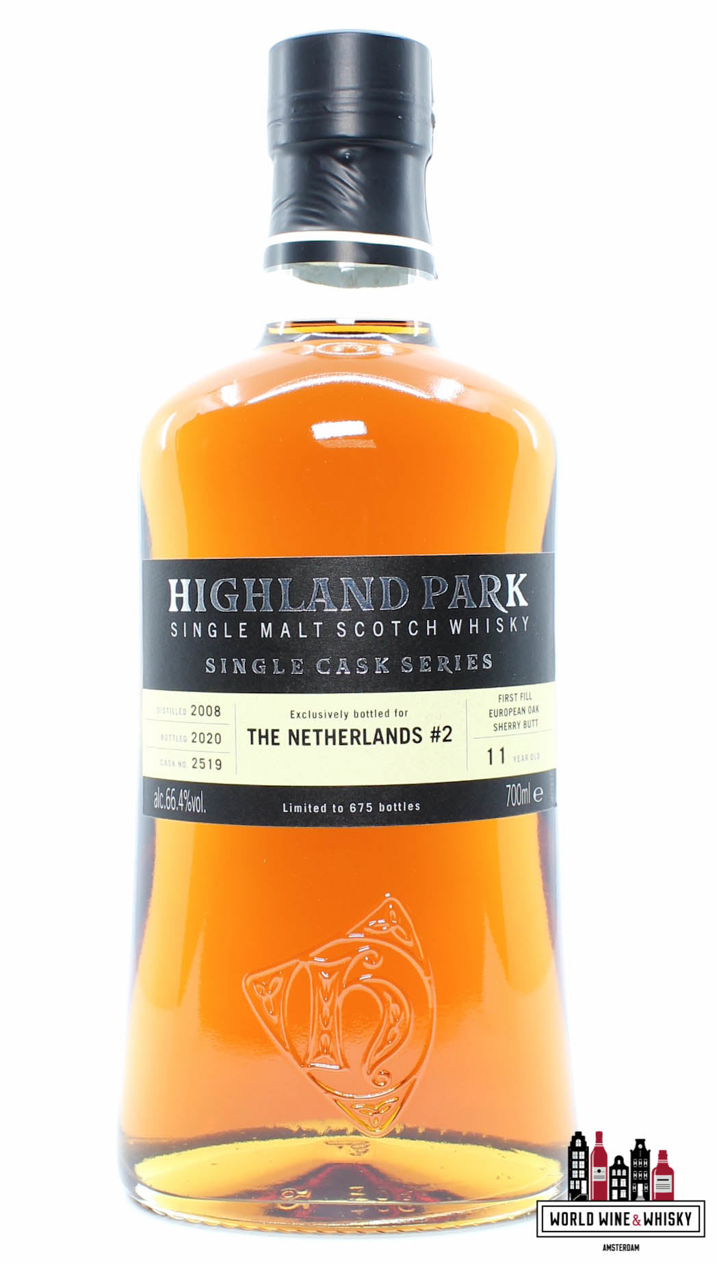 Highland Park 11 Years Old 2008 2020 - Cask 2519 - Gebotteld voor Nederland #2 66,4% (1 van 675)