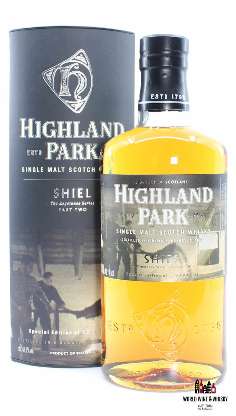 Highland Park Keystones-serie - Hobbister, Shiel, Quercus, Yesnaby en Hillhead (volledige set)