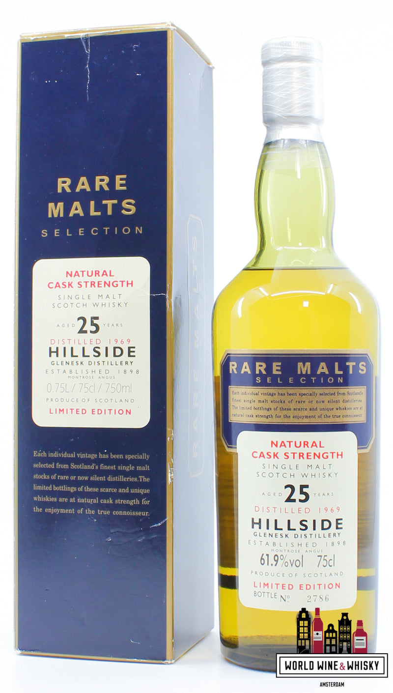 Hillside 25 Years Old 1969 1995 Rare Malts Selection 61,9% 750ml (in kartonnen doos)