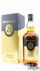 Springbank 21 Years Old 2021 - Limited Edition - Zwart/Gouden Editie 46% (1 van 3600) - Nieuw