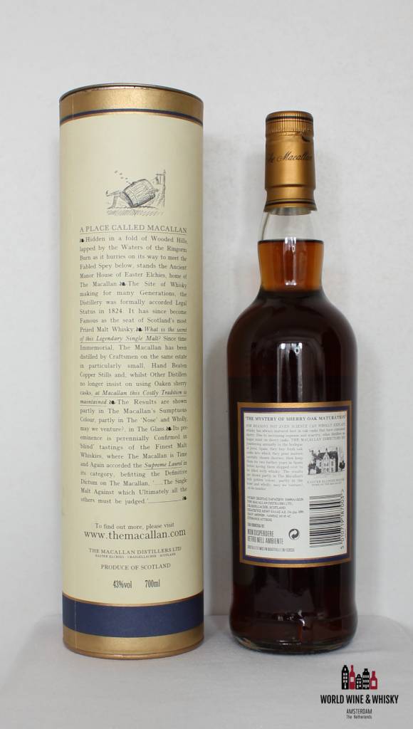 Macallan 18 jaar oud 1985 2003 43% - Easter Elchies House