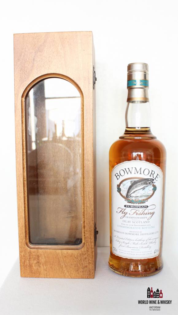 Bowmore 2003 Europees Kampioenschap Vliegvissen Herdenkingsbotteling 40%