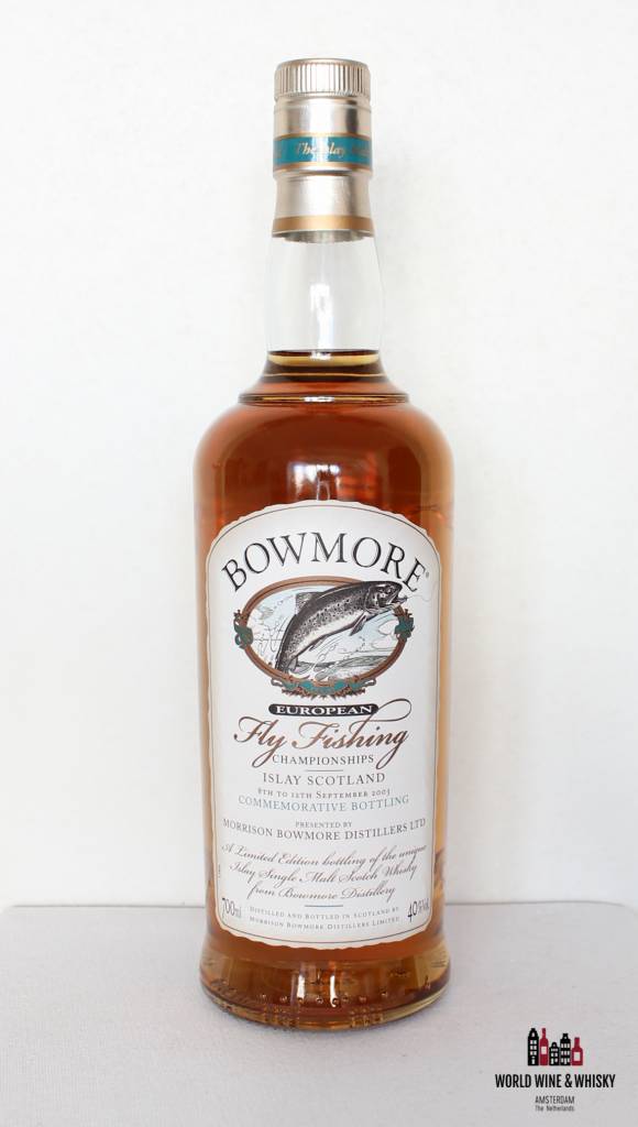 Bowmore 2003 Europees Kampioenschap Vliegvissen Herdenkingsbotteling 40%