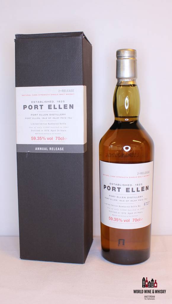 Port Ellen 2e release 24 jaar oud 1978 2002 59,35%