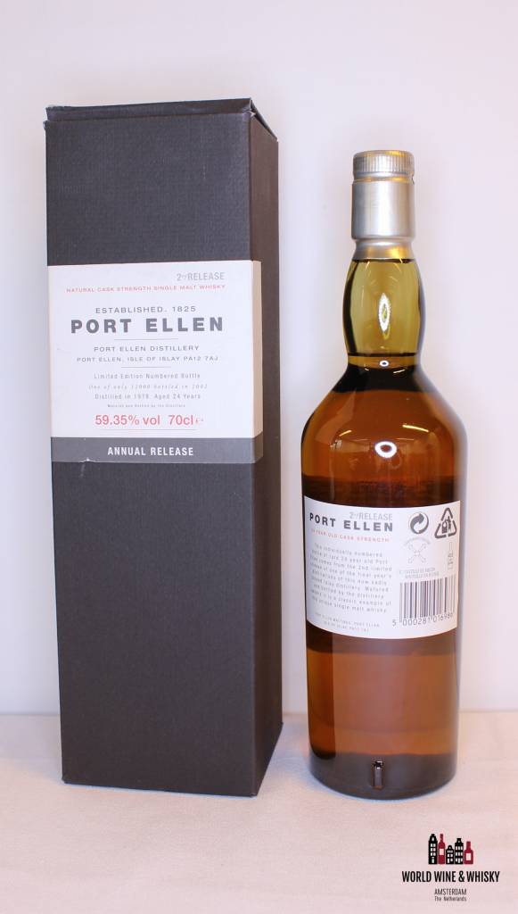 Port Ellen 2e release 24 jaar oud 1978 2002 59,35%