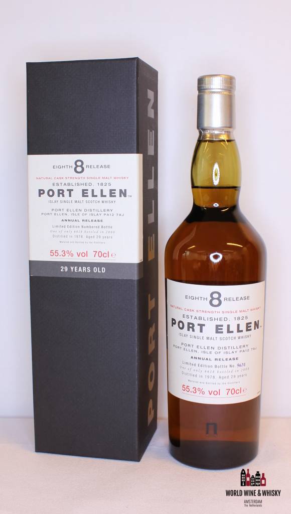 Port Ellen 8e release 29 jaar oud 1978 2008 55,3%