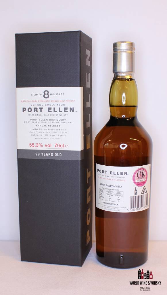 Port Ellen 8e release 29 jaar oud 1978 2008 55,3%