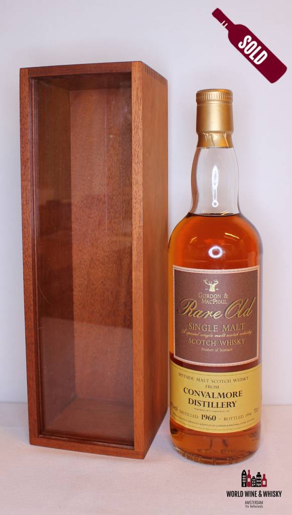 Convalmore 36 jaar oud 1960 1996 Zeldzame oude Gordon &amp; Macphail 40%