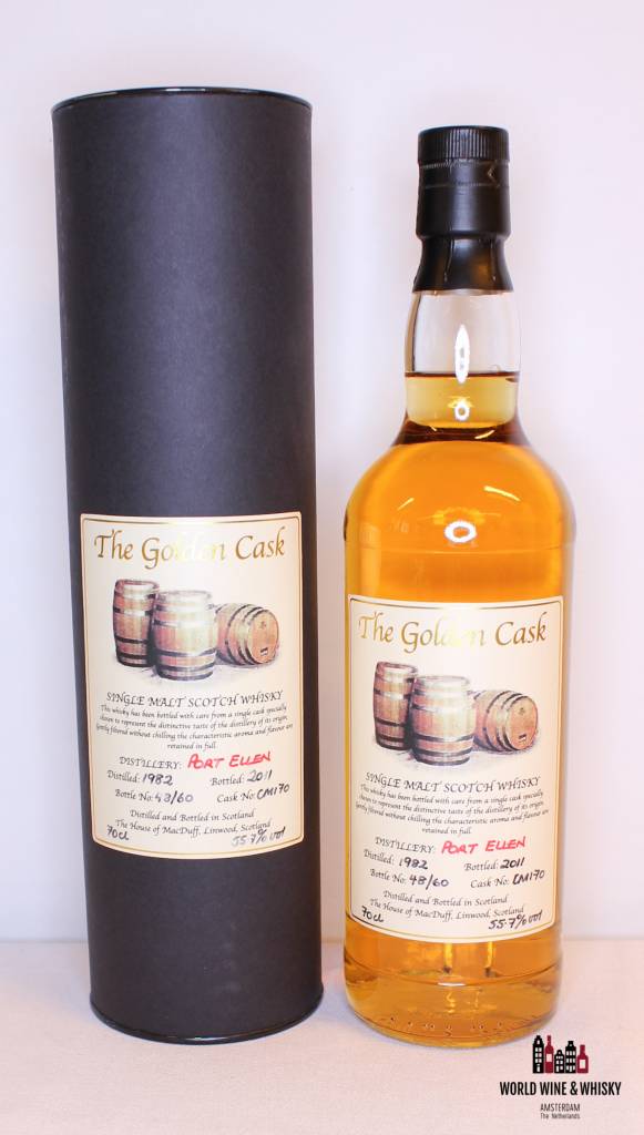 Port Ellen 28 jaar oud 1982 2011 The House of MacDuff - The Golden Cask 55,7%