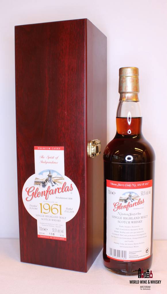 Glenfarclas 48 jaar oud 1961 2009 Premium vaten - Vat 3052 &amp; 2053 50,5%