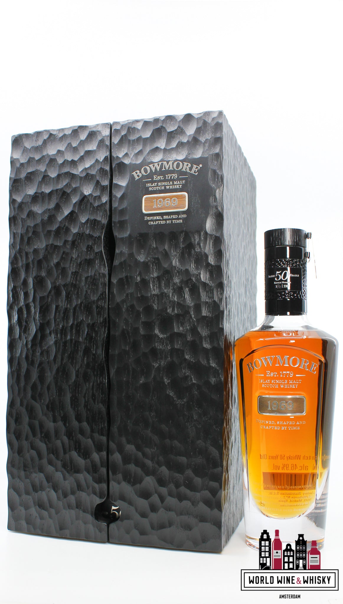 Bowmore 50 jaar oud 1969 2021 46,9% (1 van 339)