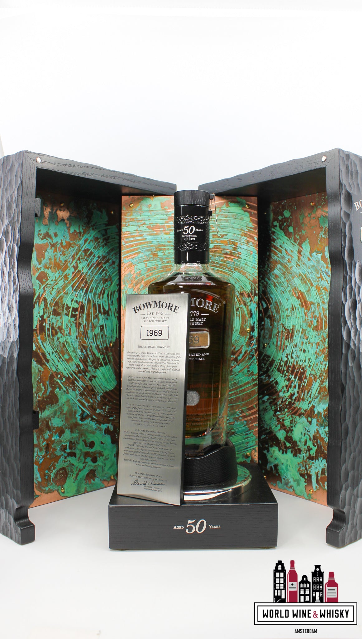 Bowmore 50 jaar oud 1969 2021 46,9% (1 van 339)