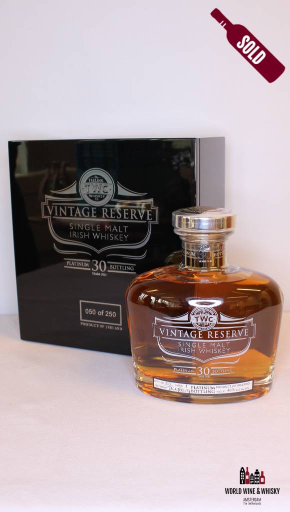 Teeling 30 jaar oud 1983 2013 Cask 1 Platinum Reserve 46%