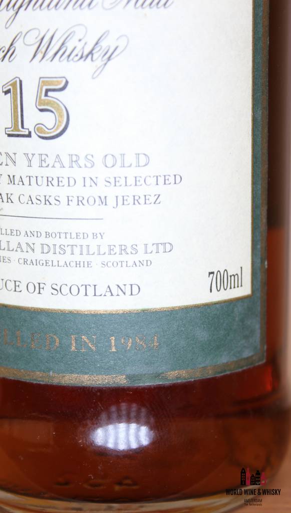Macallan 15 jaar oud 1984 2000 Groen - Sherry Oak Cask 43%