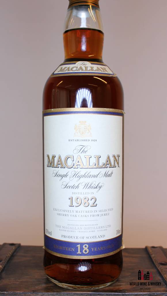 Macallan 18 jaar oud 1982 2000 Sherry Cask 43%