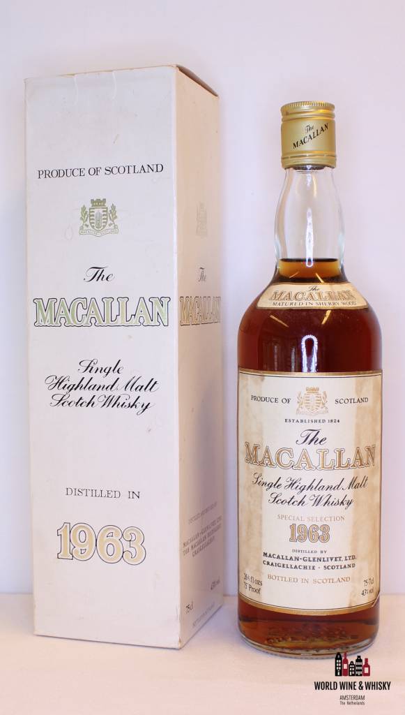 Macallan 1963 Special Selection - Sherry Wood 43% (75,7cl editie)