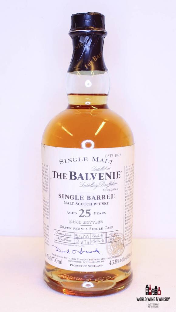Balvenie 25 jaar oud 1974 2000 Single Barrel Cask 15180 46,9%