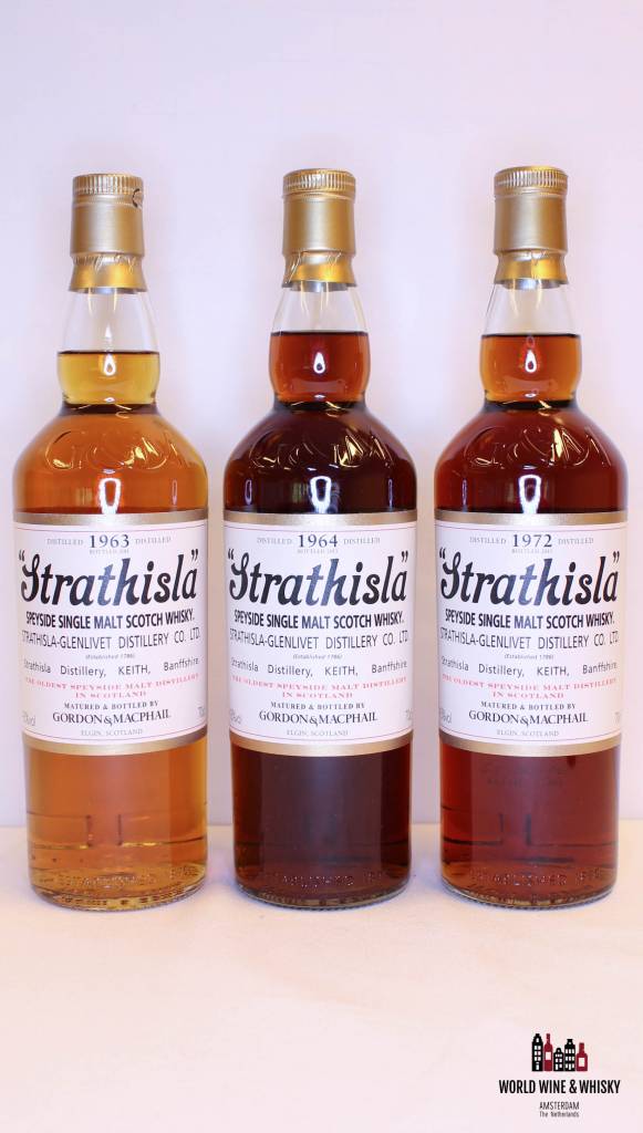 Strathisla Collectie 1954, 1957, 1960, 1963, 1964, 1972 set (in OWC)