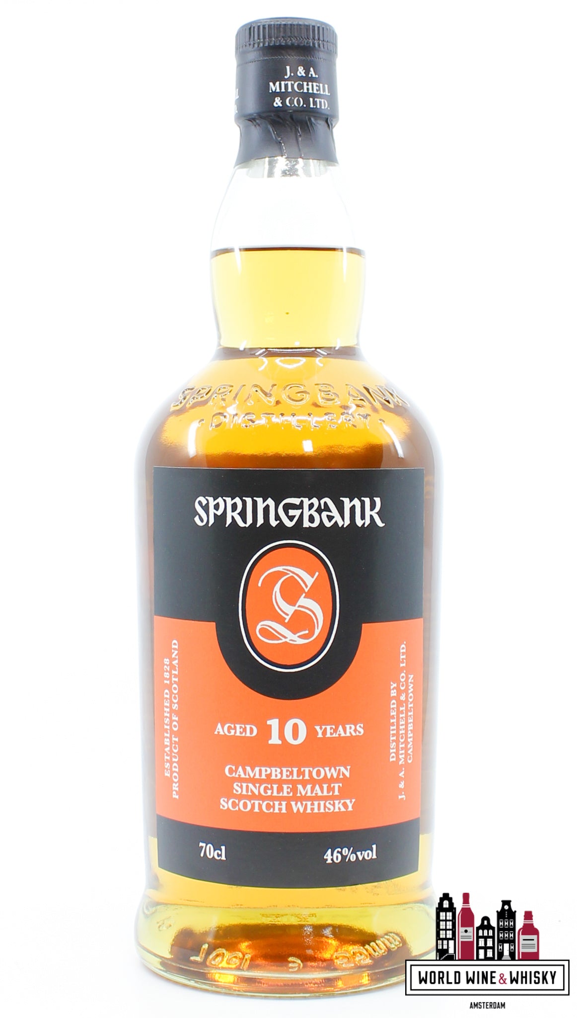 Springbank 10 Years Old 2024 - Oranje/Zwarte Editie (februari) 46%