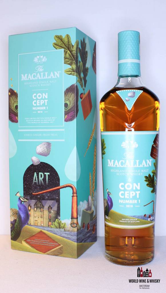 Macallan Concept Nummer 1 2018 40% - Alleen verkrijgbaar bij Travel Retail (Twin-set deal)