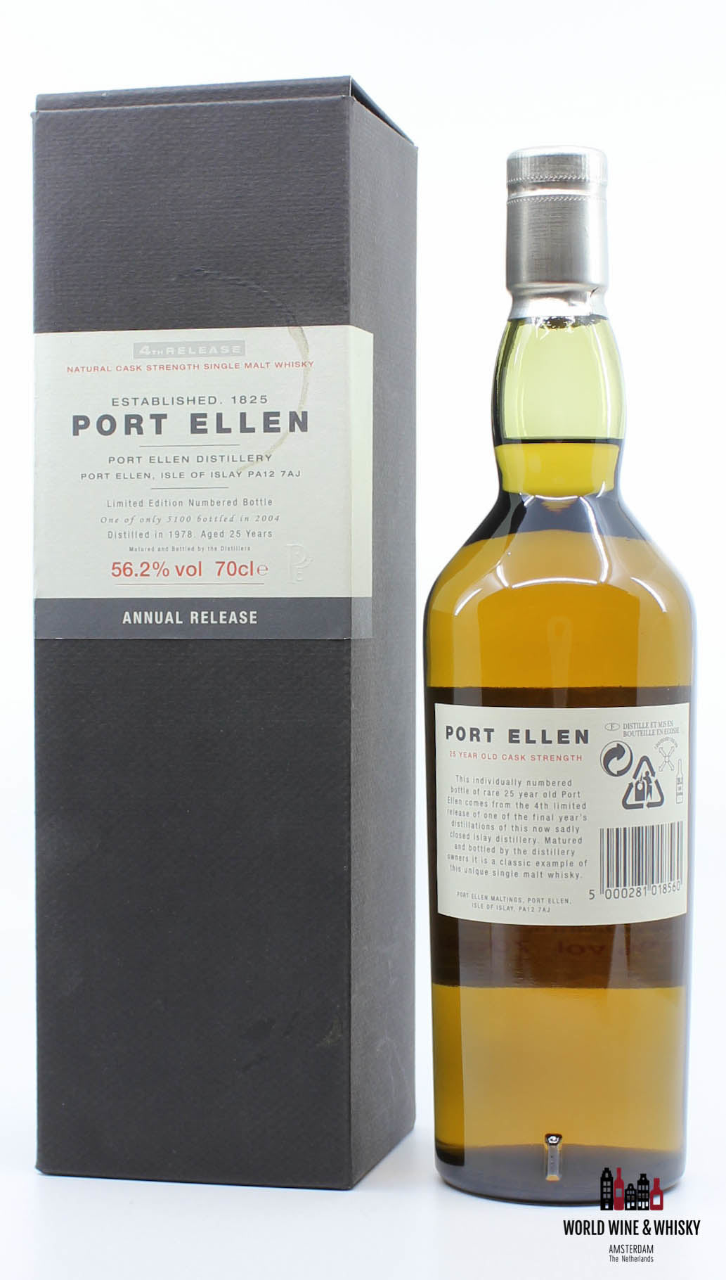Port Ellen 4e release 25 jaar oud 1978 2004 56,2%