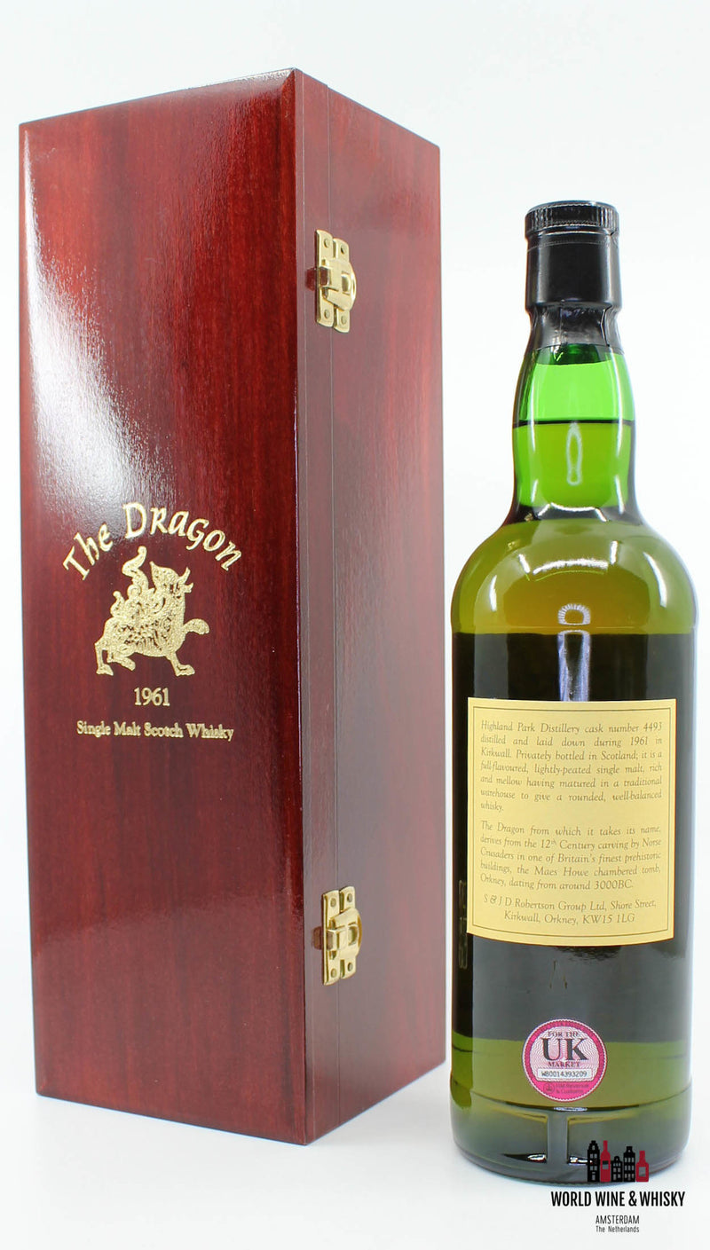 Highland Park 36 jaar 1961 1997 De Draak - Robertson van Kirkwall 48,1%