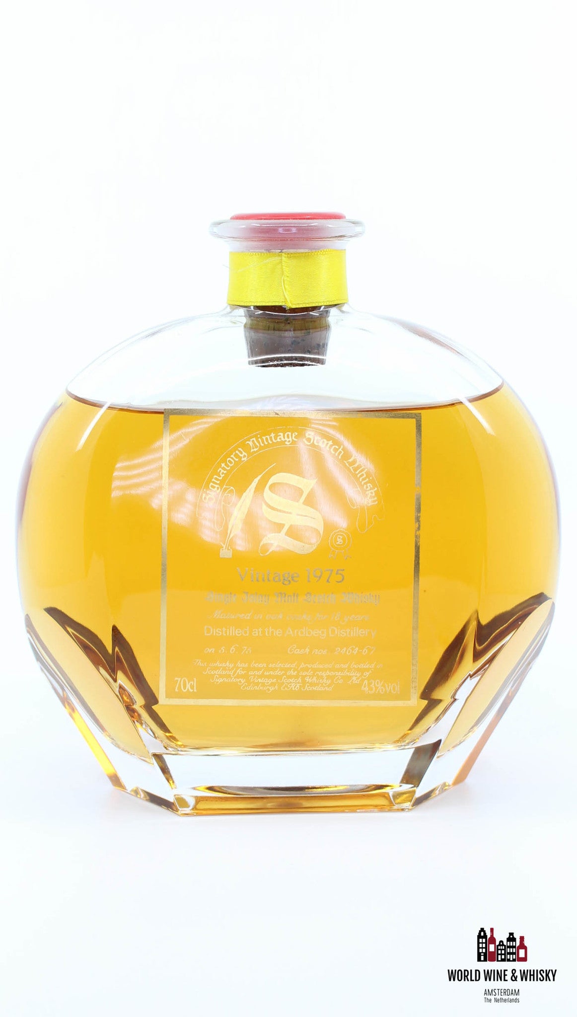 Ardbeg 18 jaar oud 1975 1993 Signatory Vintage 2464-67 43%
