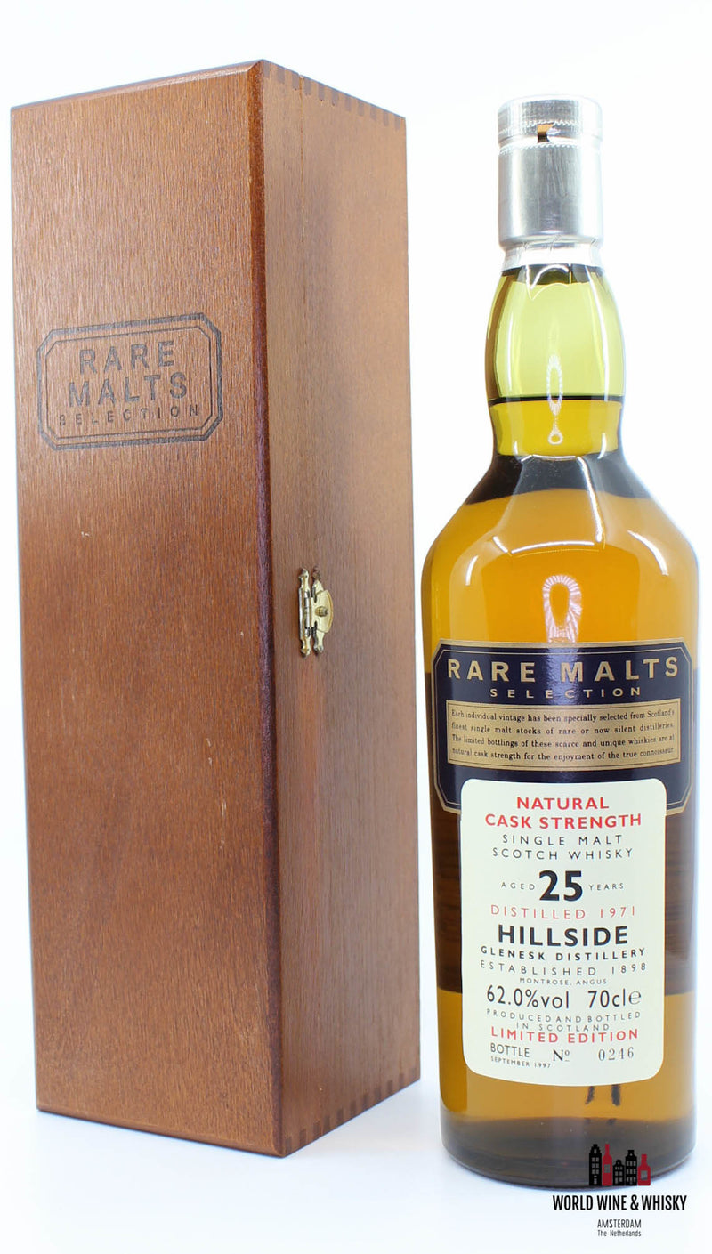 Hillside 25 Years Old 1971 1997 Rare Malts Selection 62,0% (in houten doos)