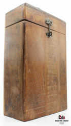 Luxe houten wijn- of whiskygeschenkdoos (2 flessen)