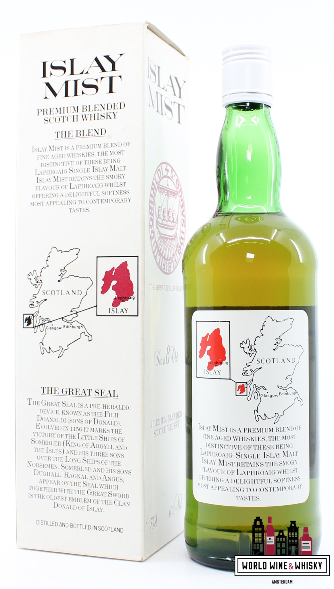 Islay Mist 8 Years Old - 'De unieke blend van Schotse whisky' - The Blend 40% 750ml