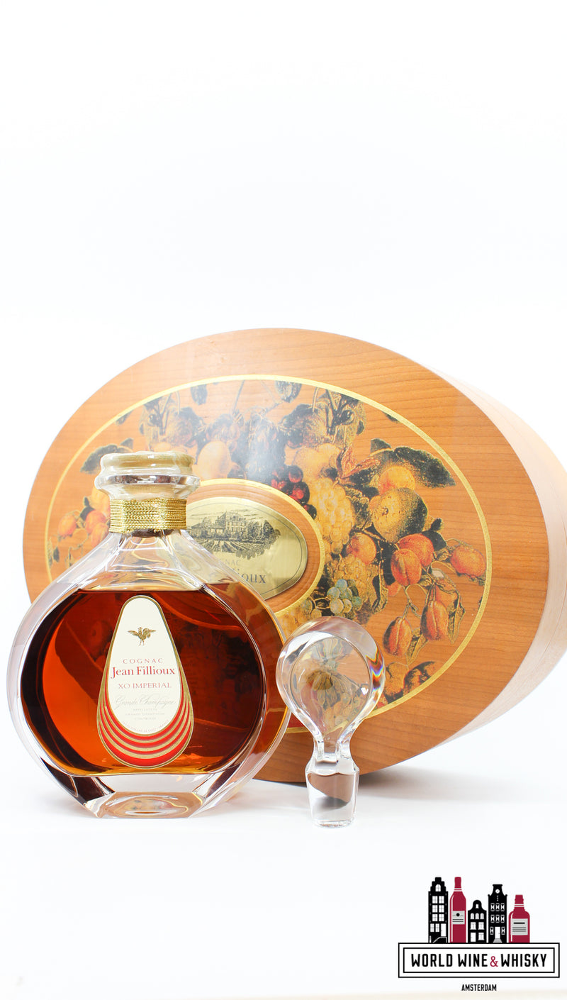 Jean Fillioux Cognac - XO Imperial Grande Champagne 40% (in luxe koffer incl. glazen stop)