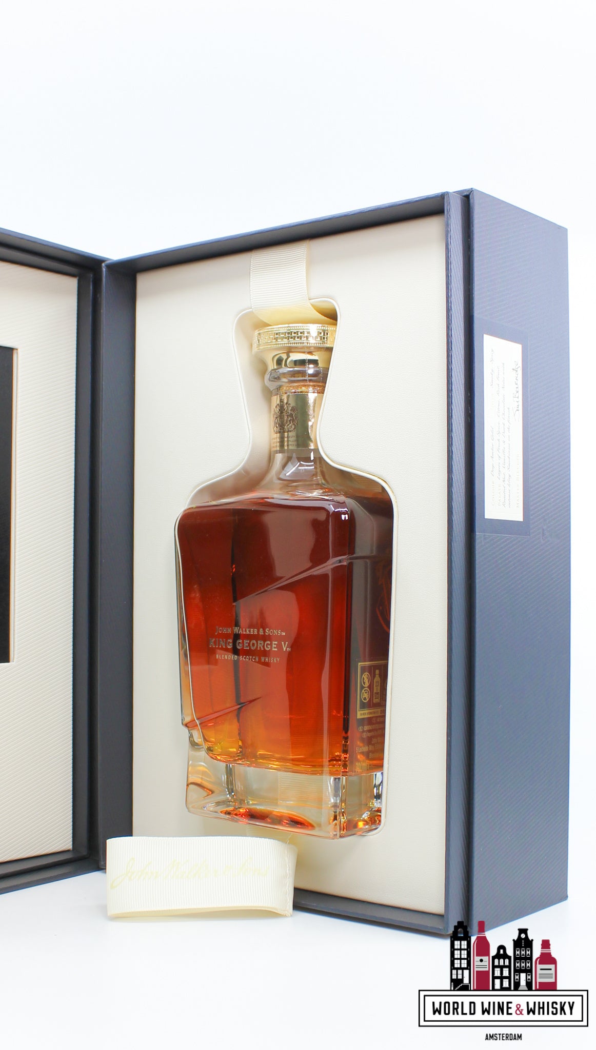 John Walker &amp; Sons King George V 43% (in luxe koffer)