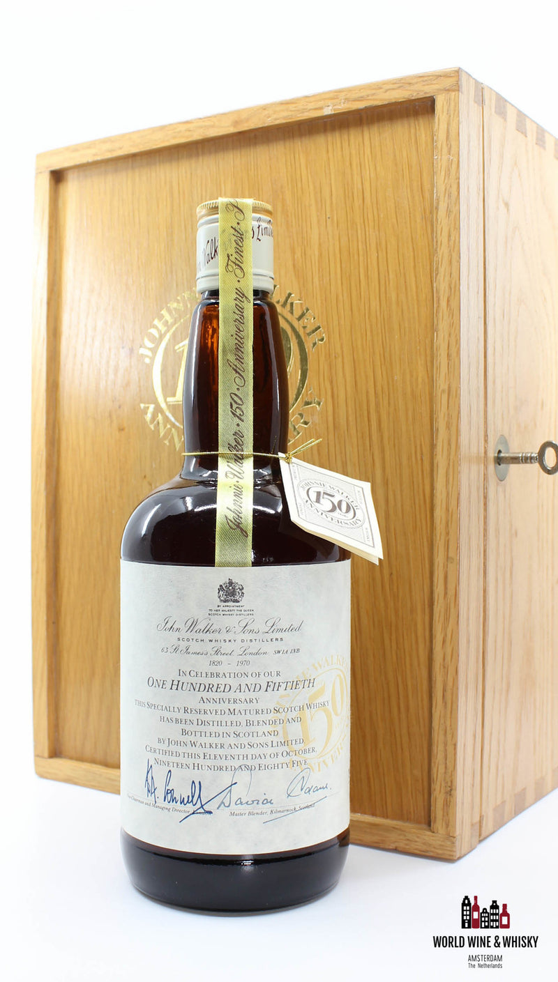 Johnnie Walker 150th Anniversary (1820-1970) - Gebotteld 1985 43% 750ml
