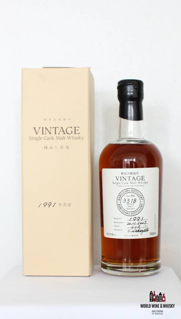 Karuizawa 16 jaar oud 1991 2007 Cask 3318 62,5% (gesloten distilleerderij)