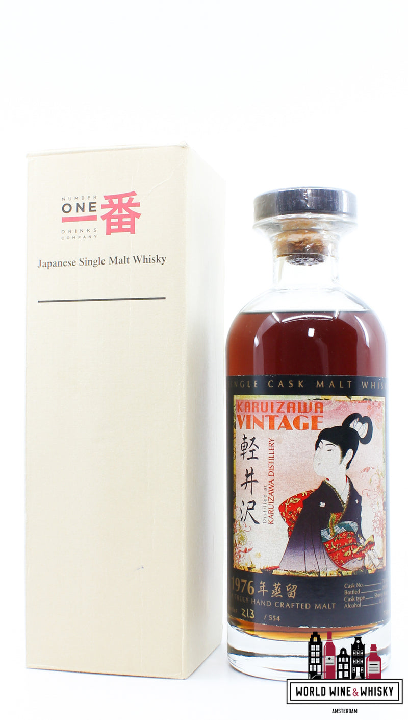 Karuizawa 1976 2010 - Geisha Label - Cask 7818 63,6% 750ml (1 van 554)