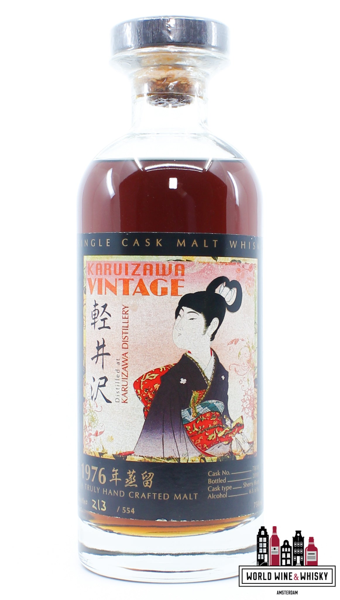 Karuizawa 1976 2010 - Geisha Label - Cask 7818 63,6% 750ml (1 van 554)
