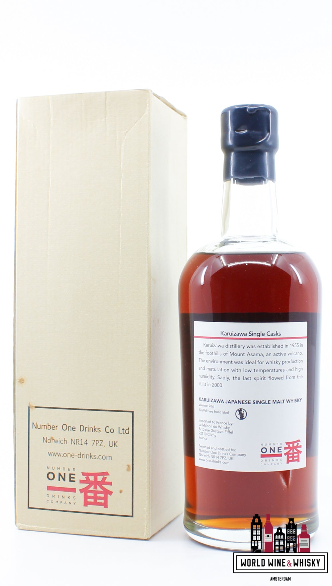 Karuizawa 30 Years Old 1984 2014 - Vintage Single Cask - Cask 8173 58,5% (1 van 363) - Gesloten distilleerderij