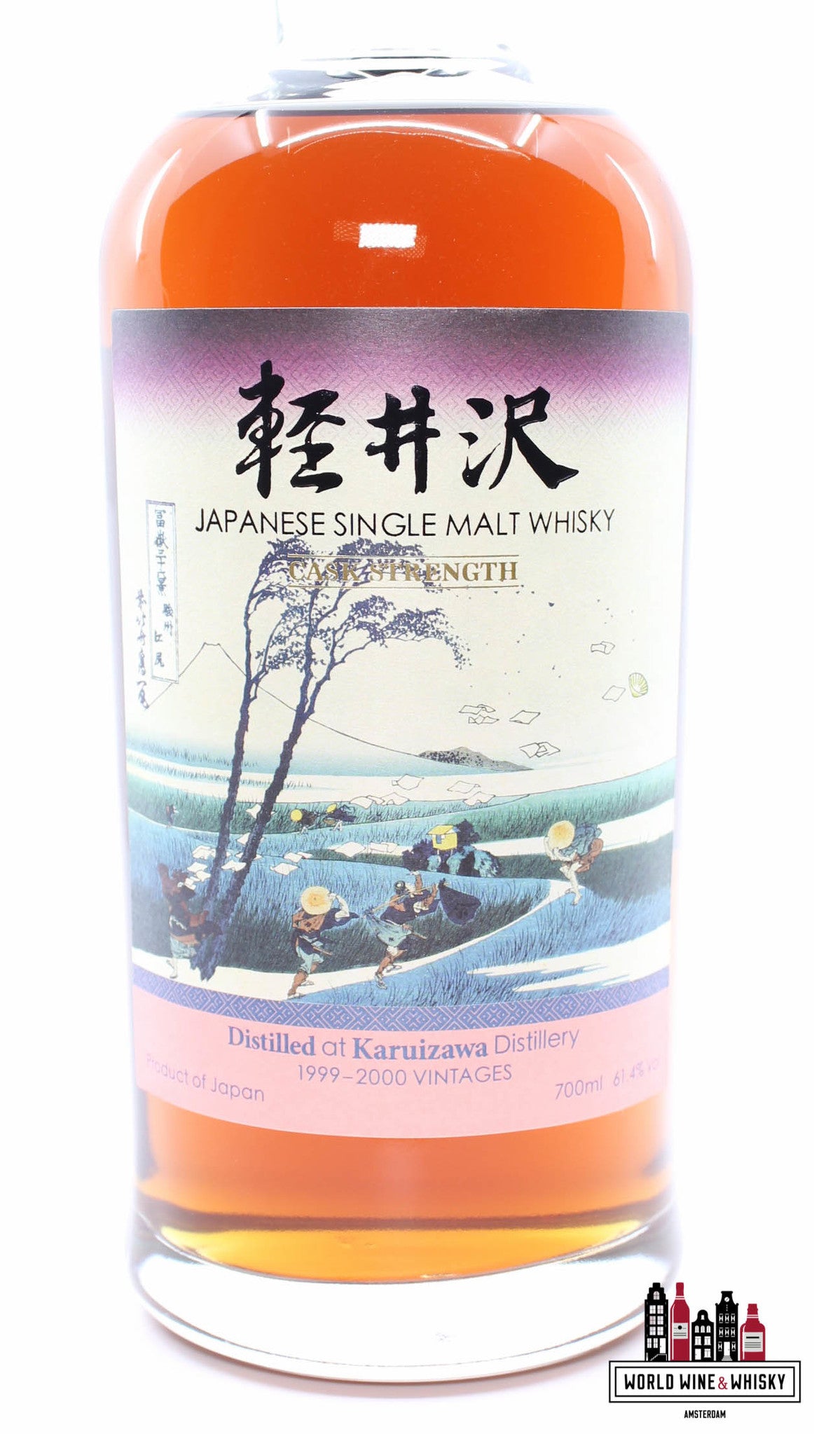 Karuizawa 1999-2000 Vintages - Batch 35 - 36 Uitzicht op de berg Fuji - Ejiri in de provincie Suruga 61,4% (gesloten distilleerderij)